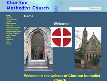Tablet Screenshot of chorltonmethodistchurch.org.uk